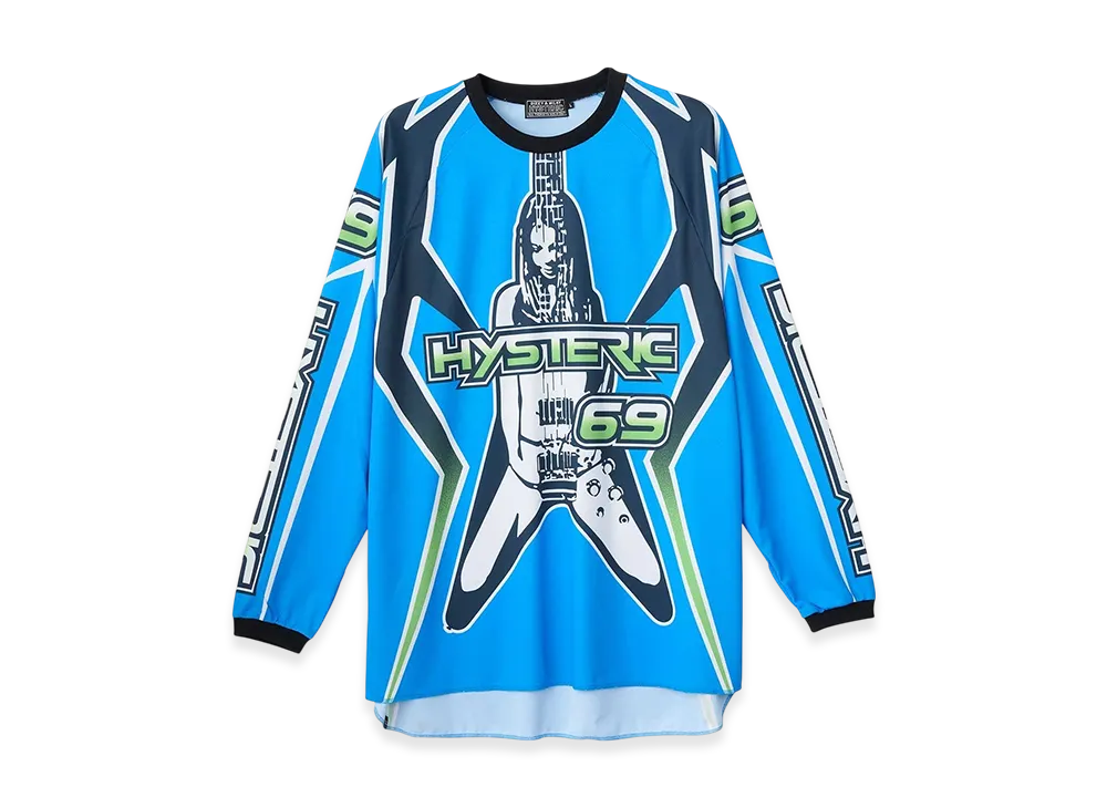 HYSTERIC GLAMOUR High Voltage Tee "Blue"