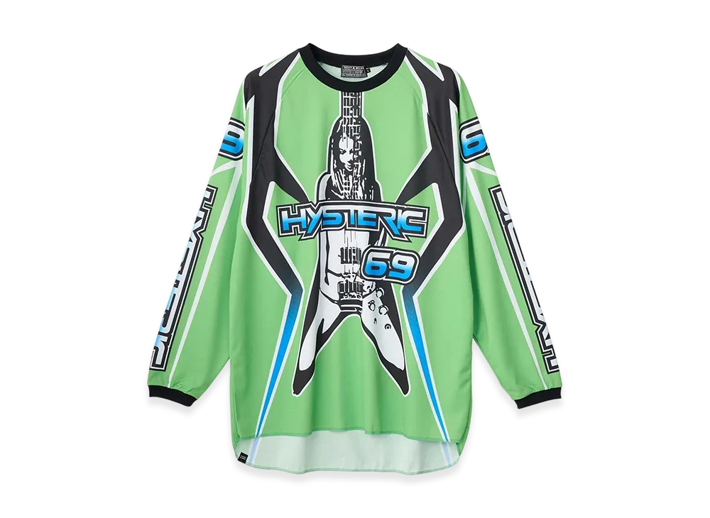 HYSTERIC GLAMOUR High Voltage Tee "Green"