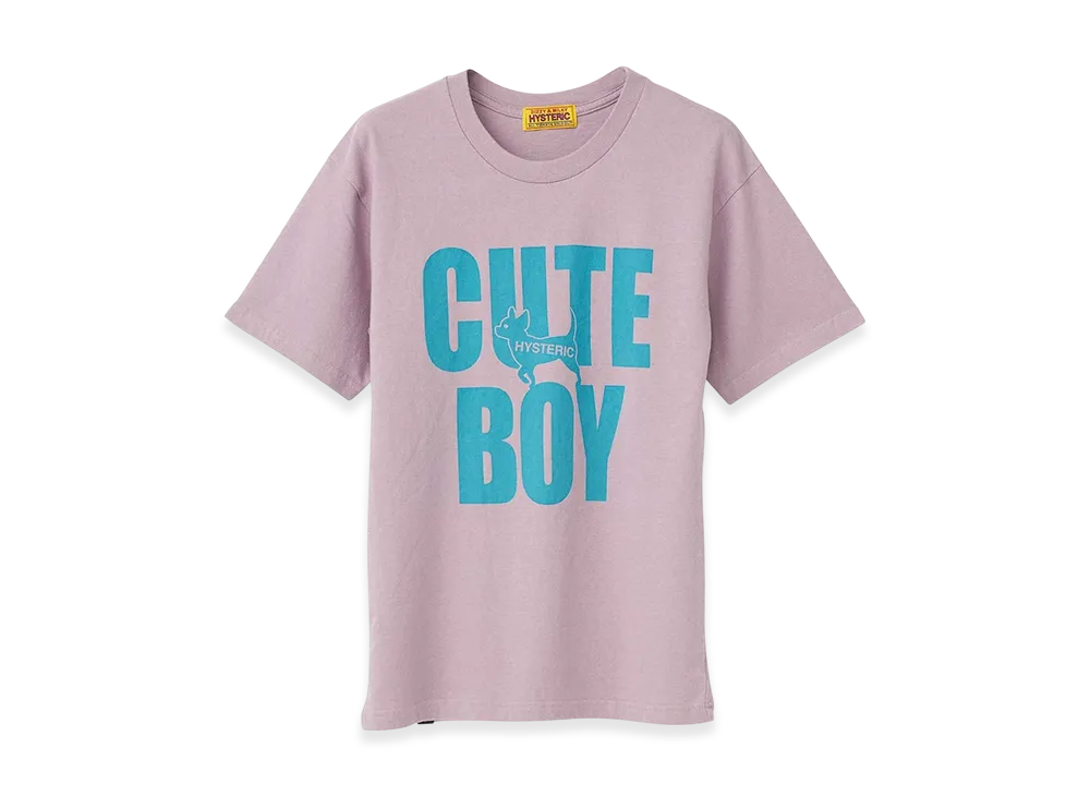 HYSTERIC GLAMOUR Cute Boy Tee "Purple"