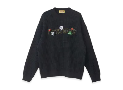 HYSTERIC GLAMOUR Hysteric Homies Embroidery Oversized Sweatshirt "Black"