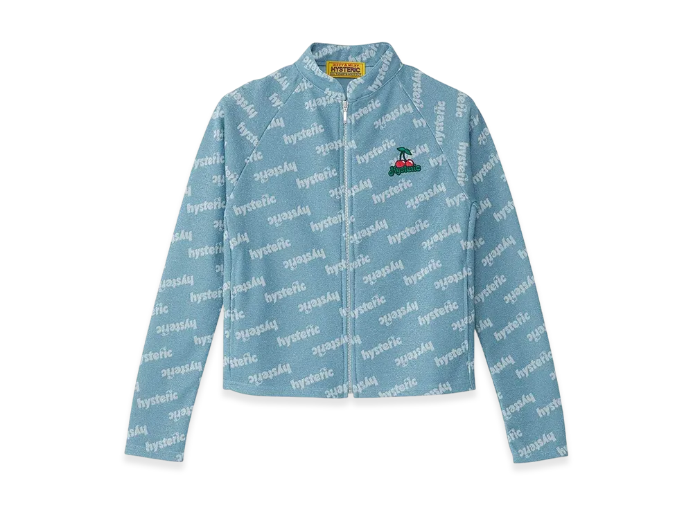 HYSTERIC GLAMOUR Cheery Embroidery Jacket "Blue"
