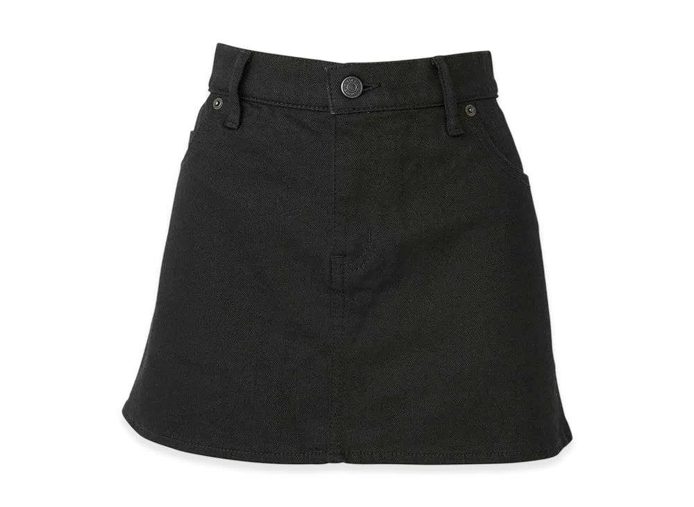 HYSTERIC GLAMOUR Fire Hysteric Micro Mini Skirt "Black"