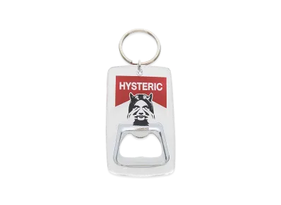 HYSTERIC GLAMOUR See No Evil Bottle Opener Keychain "White"