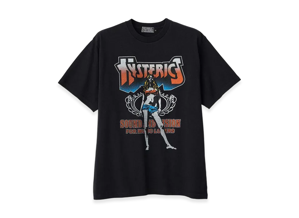 HYSTERIC GLAMOUR Bad Ass Mama Tour Tee "Black"