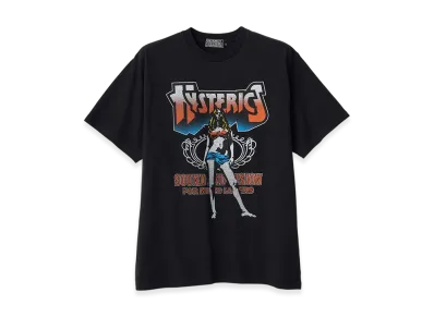 HYSTERIC GLAMOUR Bad Ass Mama Tour Tee "Black"