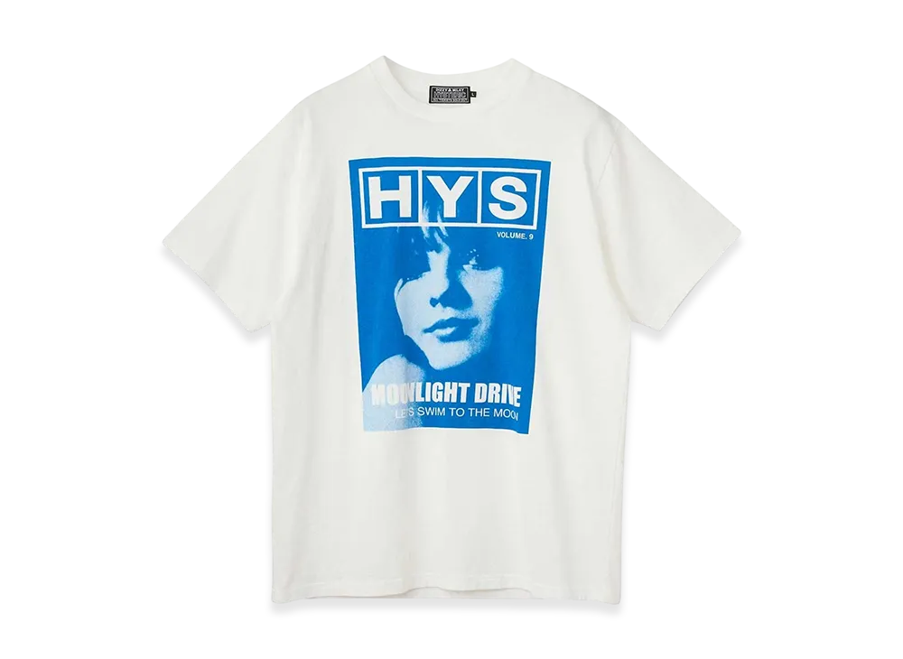 HYSTERIC GLAMOUR Moonlight Drive Tee "White"