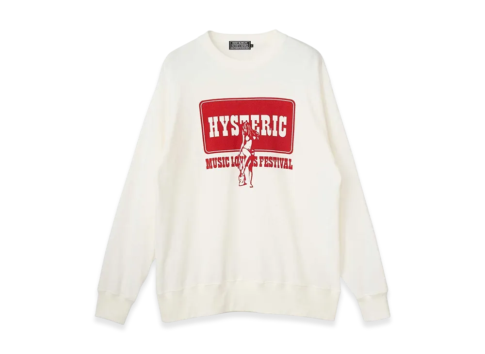 HYSTERIC GLAMOUR Music Lovers Festival Tee 