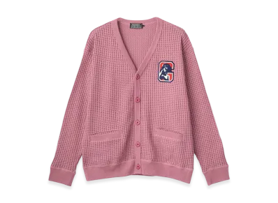HYSTERIC GLAMOUR HG Laydown Patch Cardigan "Pink"