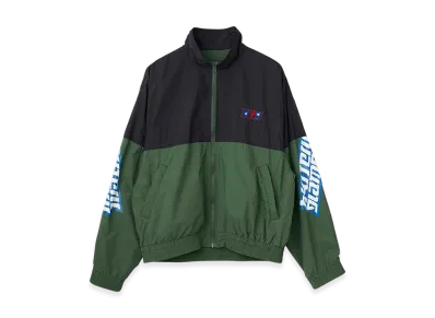 HYSTERIC GLAMOUR Fast Star Stand Collar Blouson "Green"