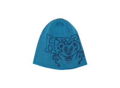 HYSTERIC GLAMOUR Fire Bear Beanie "Blue"