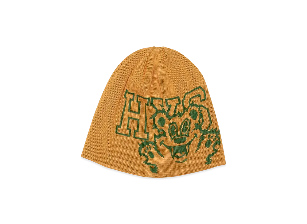HYSTERIC GLAMOUR Fire Bear Beanie "Yellow"