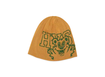 HYSTERIC GLAMOUR Fire Bear Beanie "Yellow"