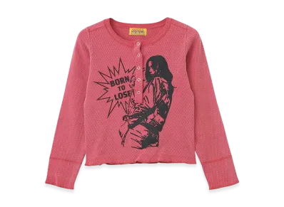 HYSTERIC GLAMOUR Born To Lose Pullover "Pink"