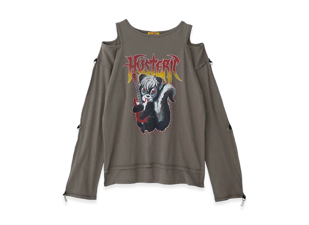 HYSTERIC GLAMOUR HG Metal Skunk Pullover "Gray"