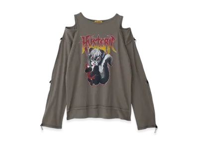 HYSTERIC GLAMOUR HG Metal Skunk Pullover "Gray"