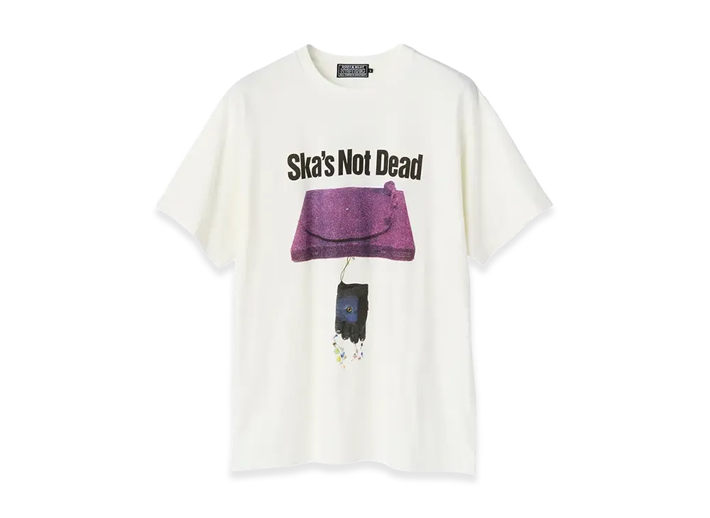 HYSTERIC GLAMOUR x Jim Lambie Ska’s Not Dead Tshirt "White"