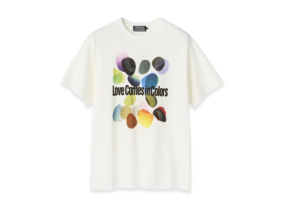 HYSTERIC GLAMOUR x Jim Lambie Love Comes In Colors Tshirt "White"