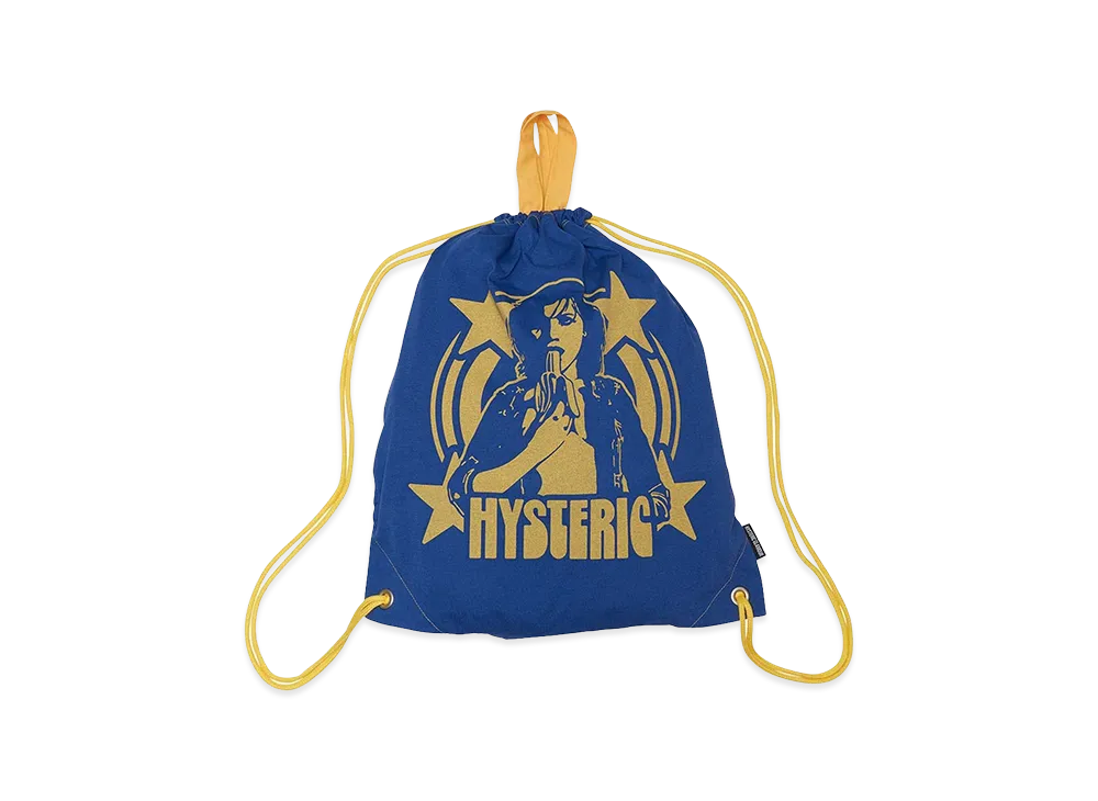 HYSTERIC GLAMOUR Woman Banana Knapsack "Navy"