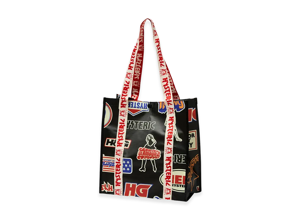 HYSTERIC GLAMOUR Rock City Tote Bag "Black"