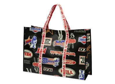 HYSTERIC GLAMOUR Rock City Big Tote Bag "Black"