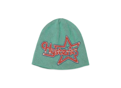 HYSTERIC GLAMOUR Star Logo Beanie "Green"