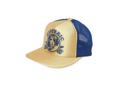 HYSTERIC GLAMOUR Hysteric Cherry Glossy Mesh Cap "Yellow"