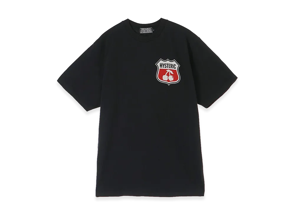HYSTERIC GLAMOUR Hysteric Cherry Tee "Black"