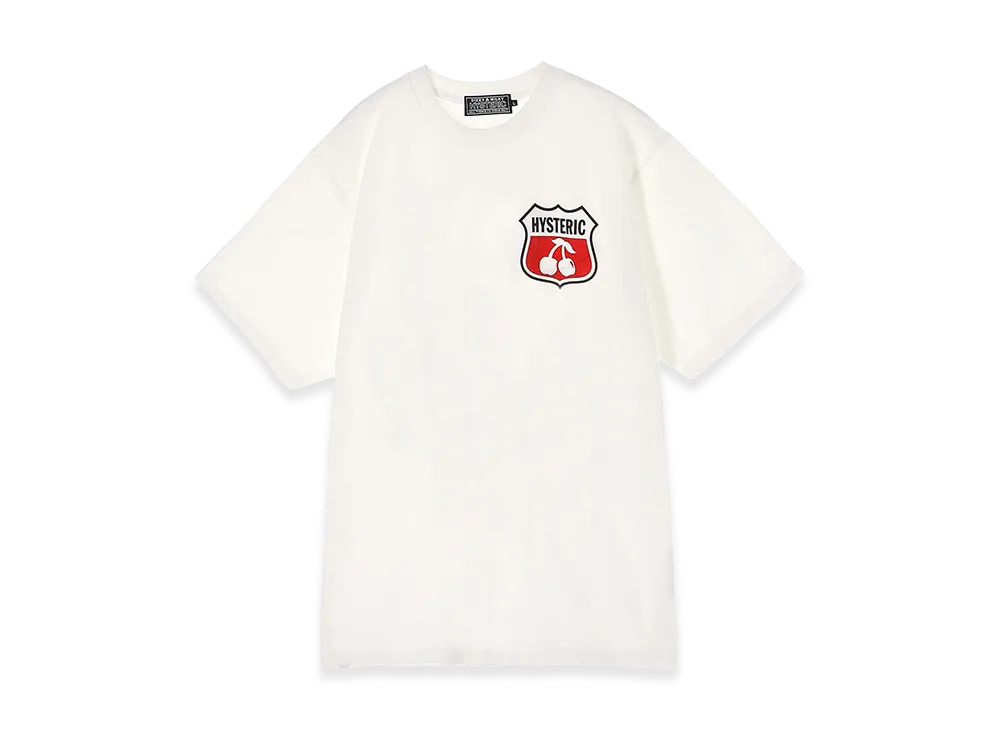 HYSTERIC GLAMOUR Hysteric Cherry Tee "White"