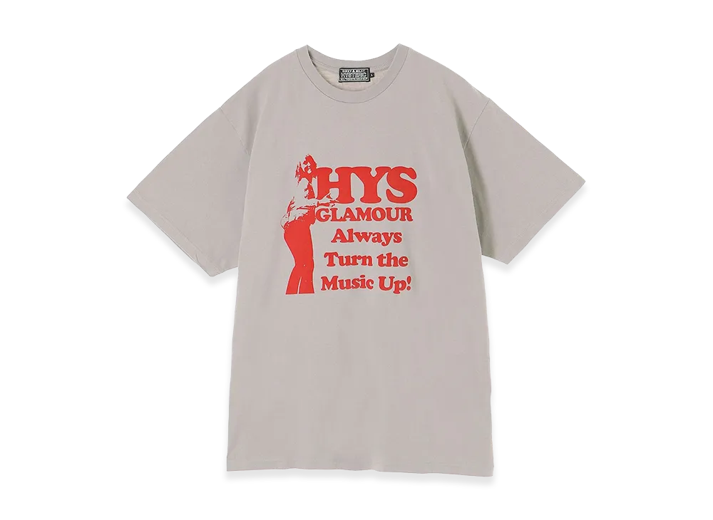 HYSTERIC GLAMOUR Super Kinky Sounds Tee "Gray"