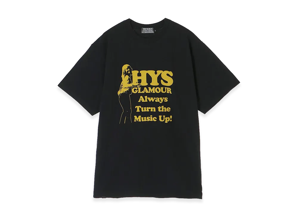 HYSTERIC GLAMOUR Super Kinky Sounds Tee "Black"
