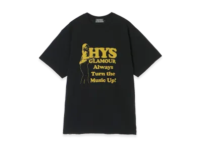 HYSTERIC GLAMOUR Super Kinky Sounds Tee "Black"