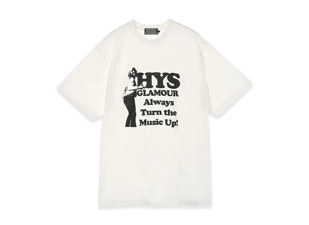 HYSTERIC GLAMOUR Super Kinky Sounds Tee "White"