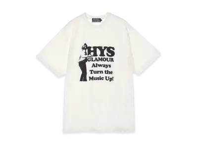 HYSTERIC GLAMOUR Super Kinky Sounds Tee "White"