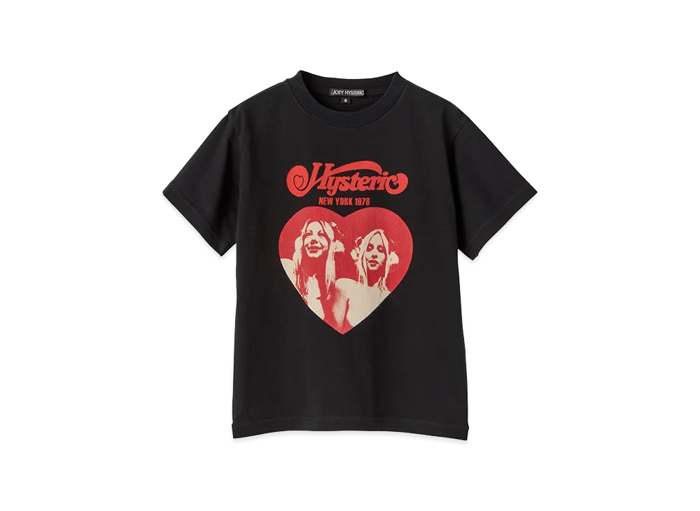 HYSTERIC GLAMOUR Kids Hysteric Heart Tee "Black"