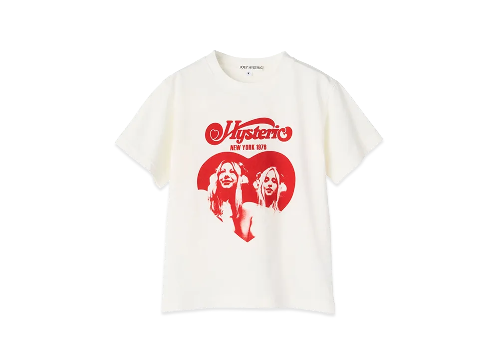 HYSTERIC GLAMOUR Kids Hysteric Heart Tee "White"