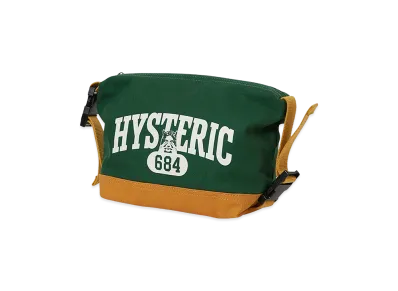 HYSTERIC GLAMOUR Evil College Pouch "Green"