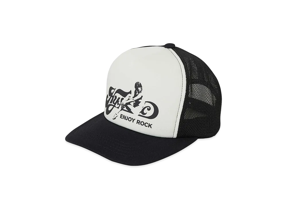HYSTERIC GLAMOUR Enjoy Rock Mesh Cap "Black"