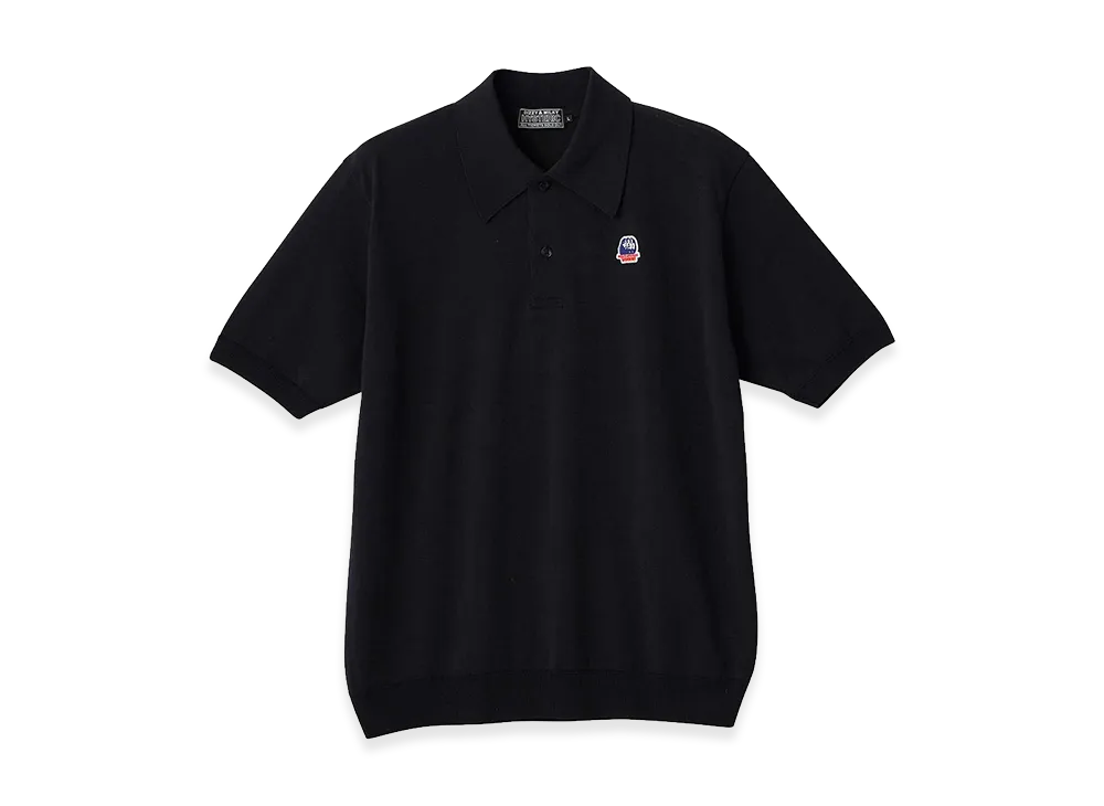 HYSTERIC GLAMOUR Multi Woman Patch Polo Shirt "Black"