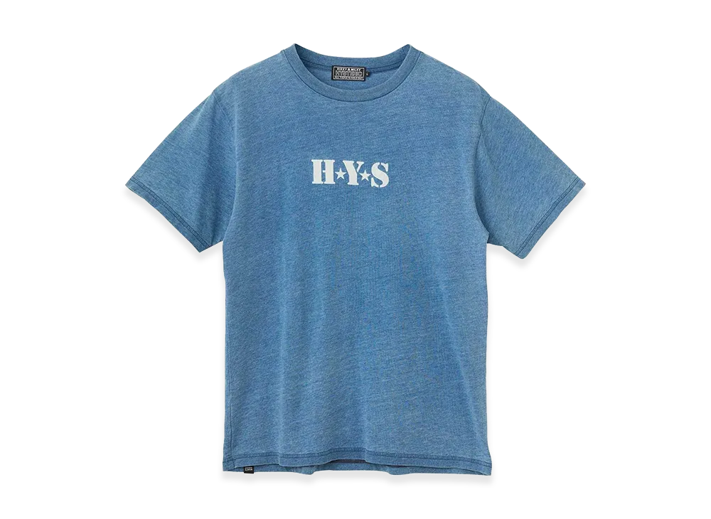 HYSTERIC GLAMOUR Fuzz Master Tee "Dark Indigo Blue"
