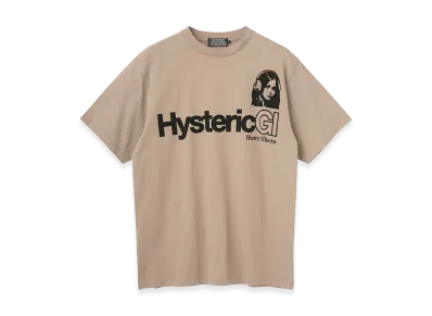 HYSTERIC GLAMOUR Heavy Effects Tee "Beige"