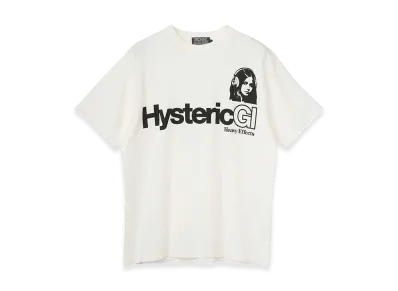 HYSTERIC GLAMOUR Heavy Effects Tee "White"
