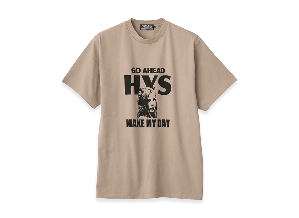 HYSTERIC GLAMOUR Make My Day Tee "Beige"