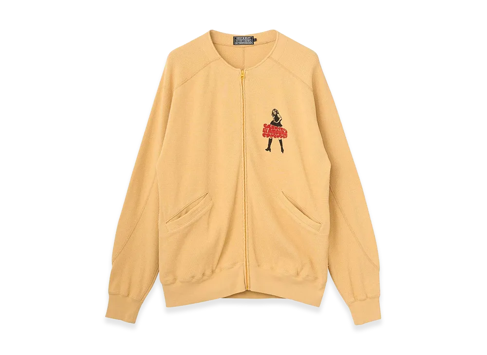 HYSTERIC GLAMOUR Vixen Girl Collarless Jacket "Yellow"