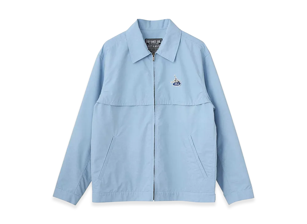 HYSTERIC GLAMOUR Evil Woman Scratch Work Shirt Jacket "Blue"