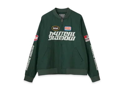HYSTERIC GLAMOUR Sound Experience Ribbed Blouson "Green"