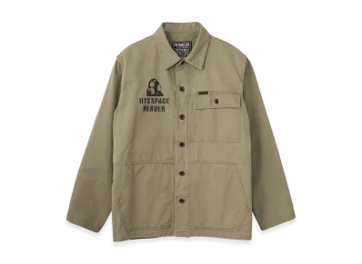 HYSTERIC GLAMOUR HYS Space Bender M-44 Hbt Shirt Jacket "Khaki"