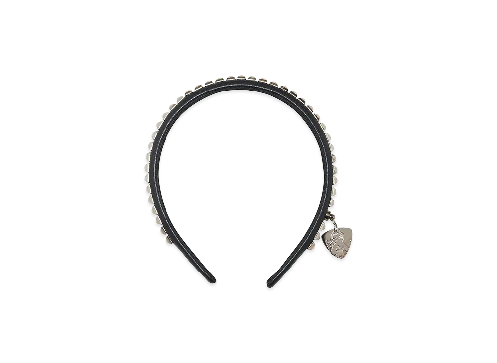 HYSTERIC GLAMOUR Pyramid Stud Headband "Black"