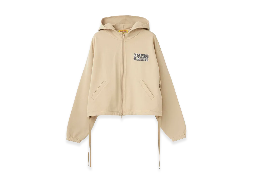 HYSTERIC GLAMOUR Takes Me Higher Embroidered Hoodie "Beige"