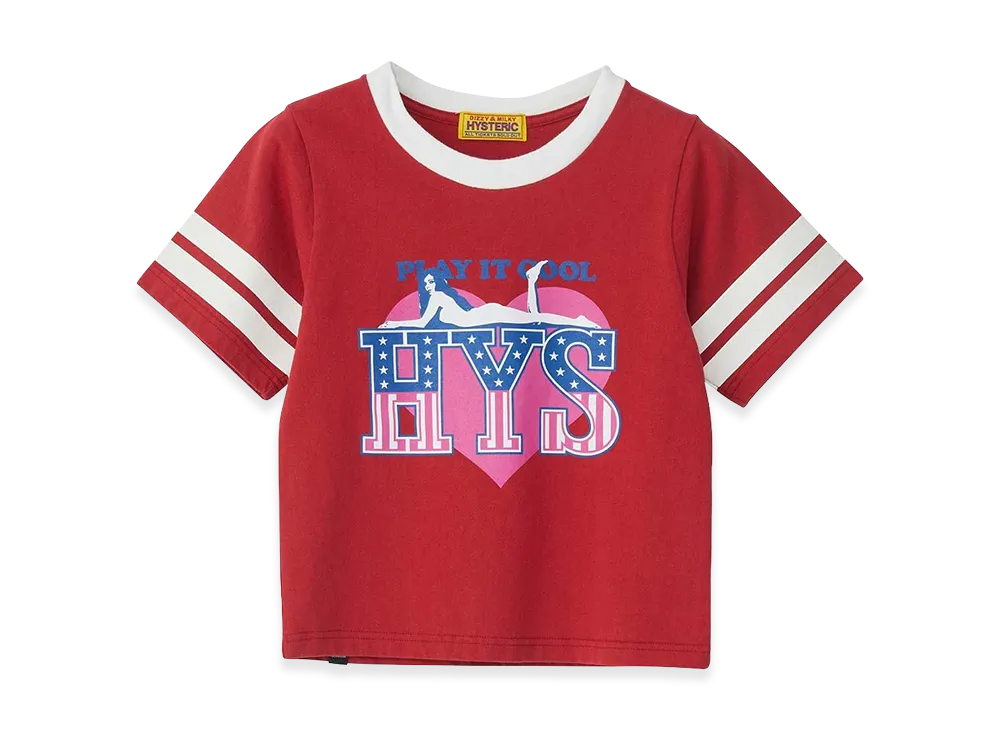 HYSTERIC GLAMOUR Play It Cool Tee "Red"