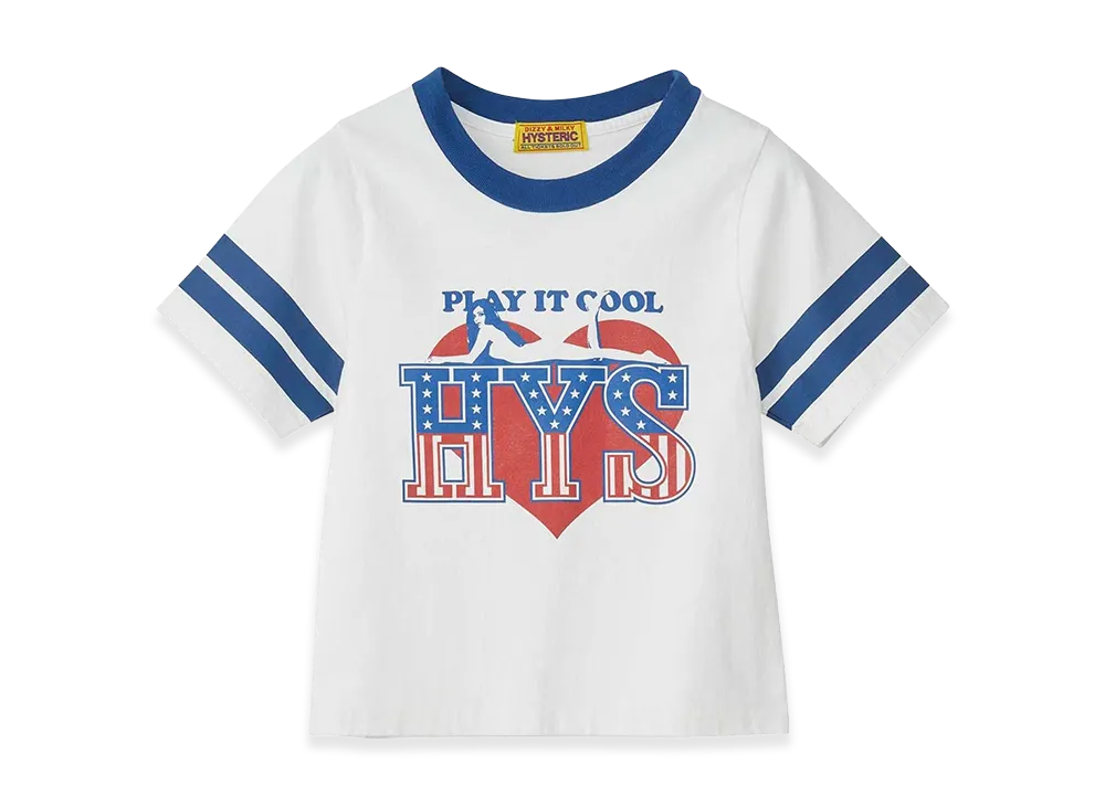 HYSTERIC GLAMOUR Play It Cool Tee "White"
